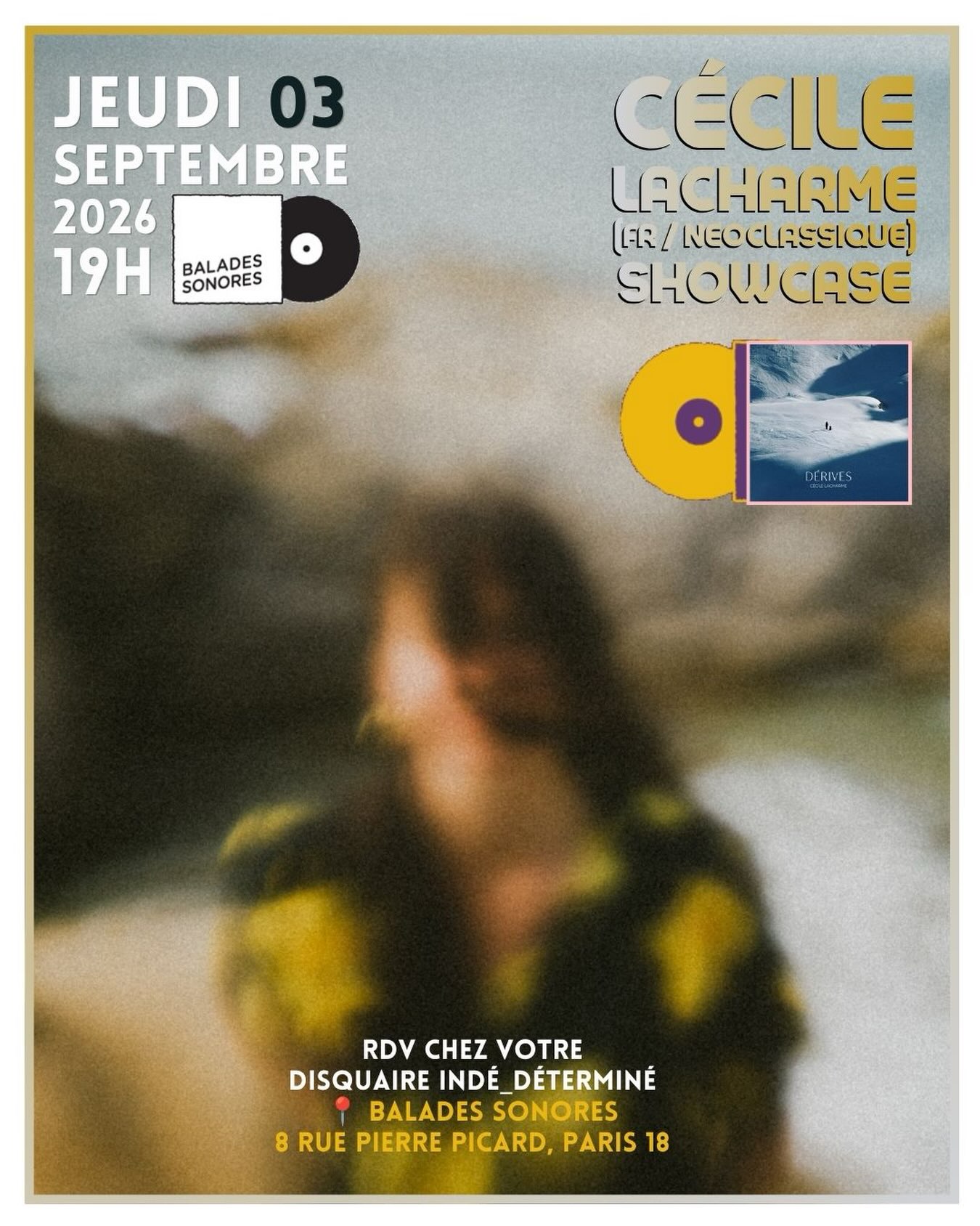 PARIS !

Je vous donne rdv demain chez le disquaire Balades Sonores pour un peti...